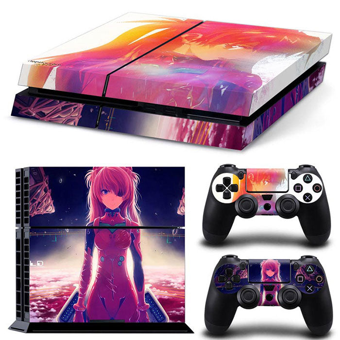 Asuka Eyepatch Evangelion PS4 Skin