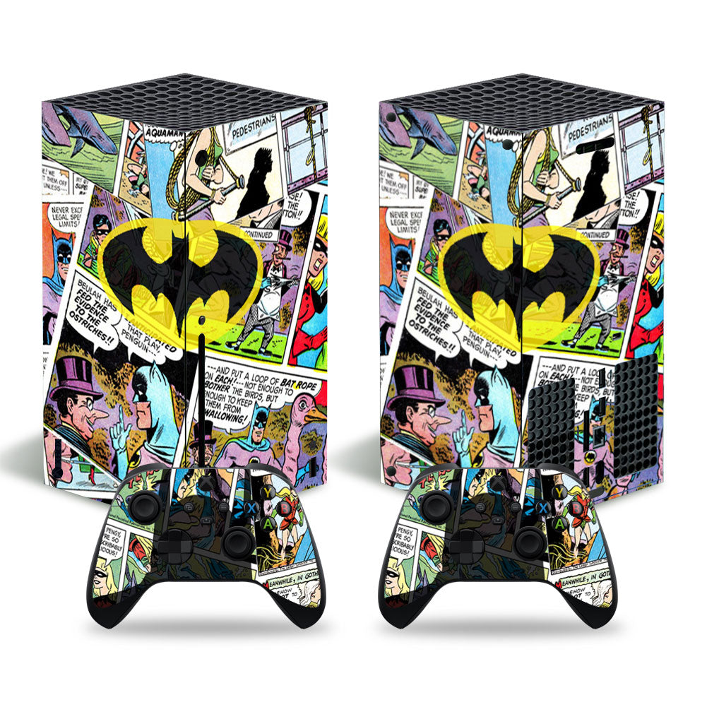 Batman Comic Panel DC Xbox Series X Skin