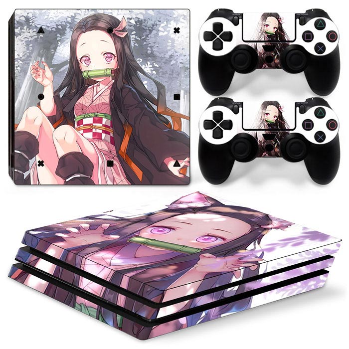 Cute Nezuko Demon Slayer PS4 Pro Skin