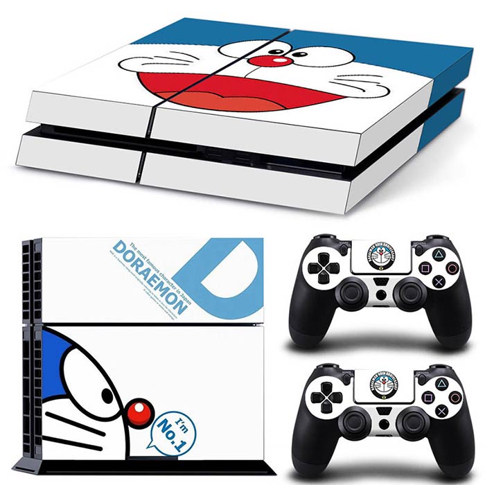 Doraemon Face PS4 Skin