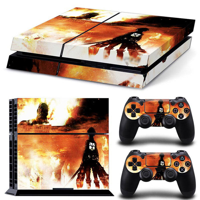 Eren vs Colossal Titan Attack On Titan PS4 Skin