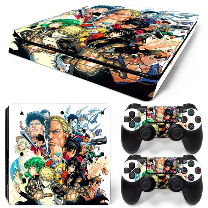 Full Cast One Punch Man PS4 Slim Skin