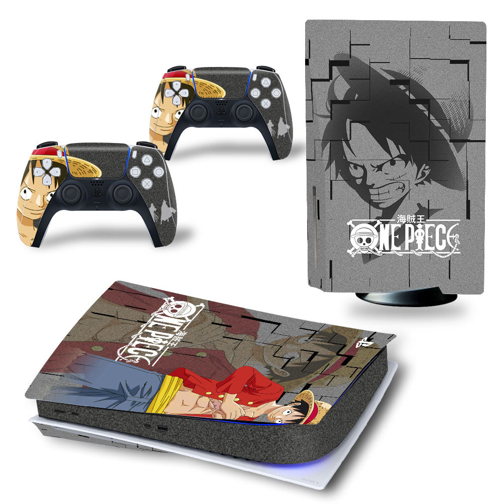 Monkey D Luffy Gray One Piece PS5 Skin