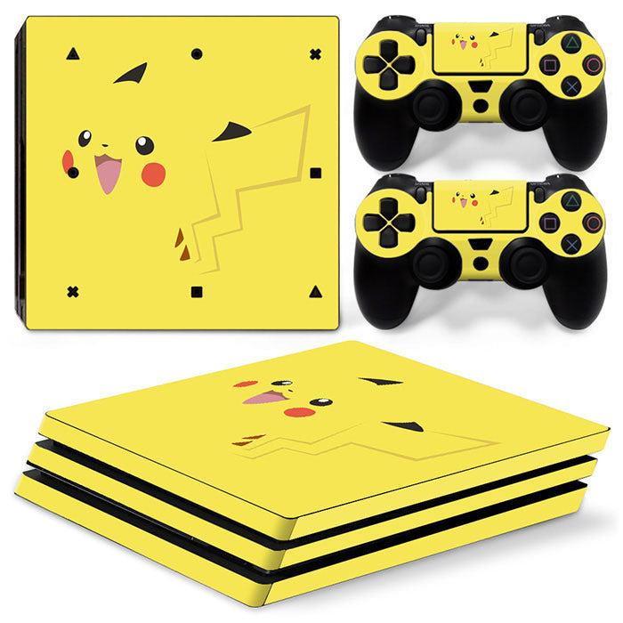 Pikachu Unoutlined Pokemon PS4 Pro Skin