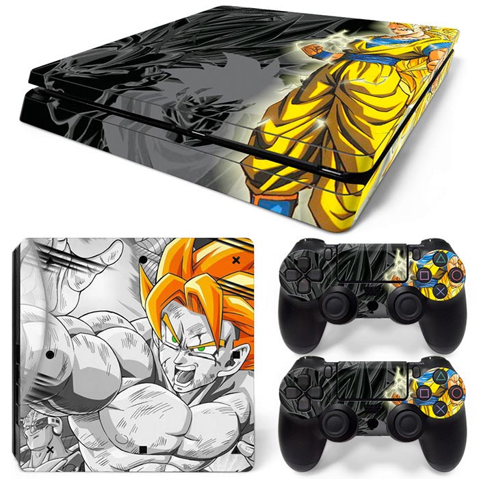 SS Goku Black & White Dragon Ball PS4 Slim Skin