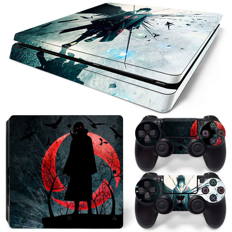 Sasuke Akatsuki Naruto PS4 Slim Skin