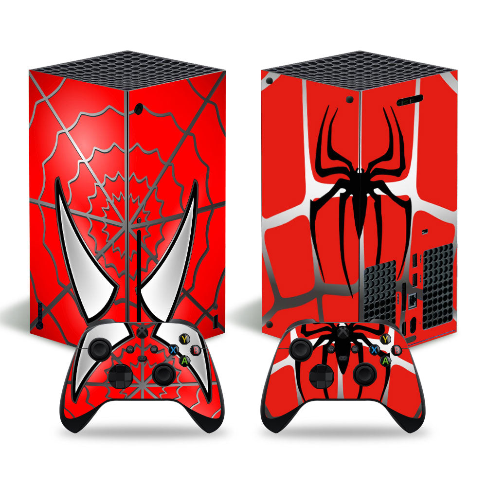 Spiderman Mask & Logo Marvel Xbox Series X Skin