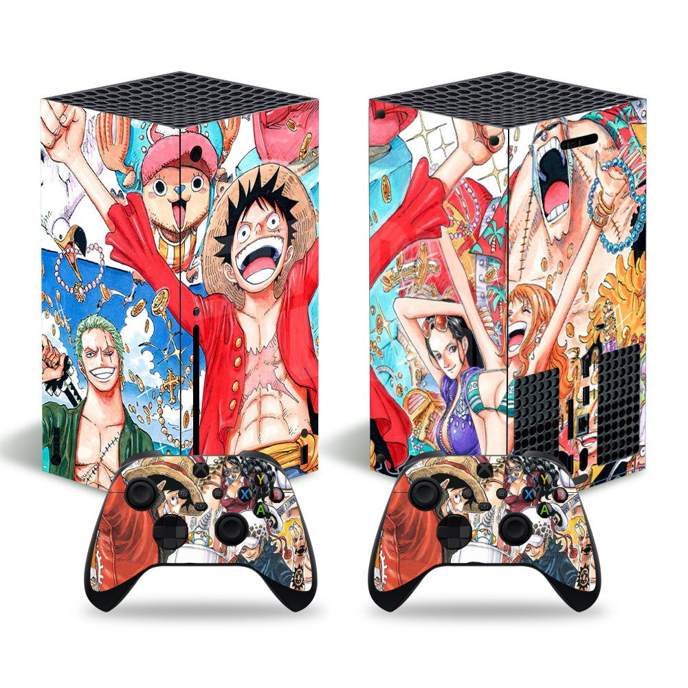 Straw Hat Pirates Treasure One Piece Xbox Series X Skin