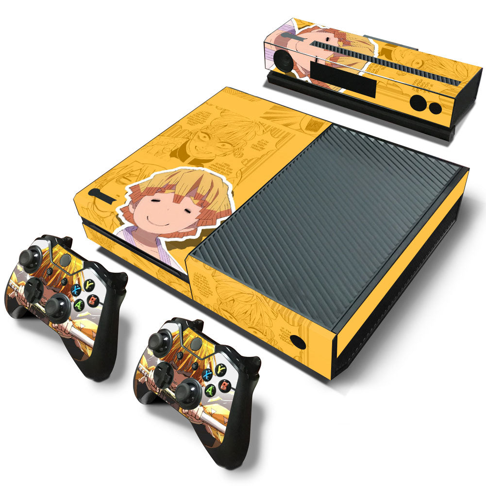 Zenitsu Manga Panel Demon Slayer Xbox One Skin