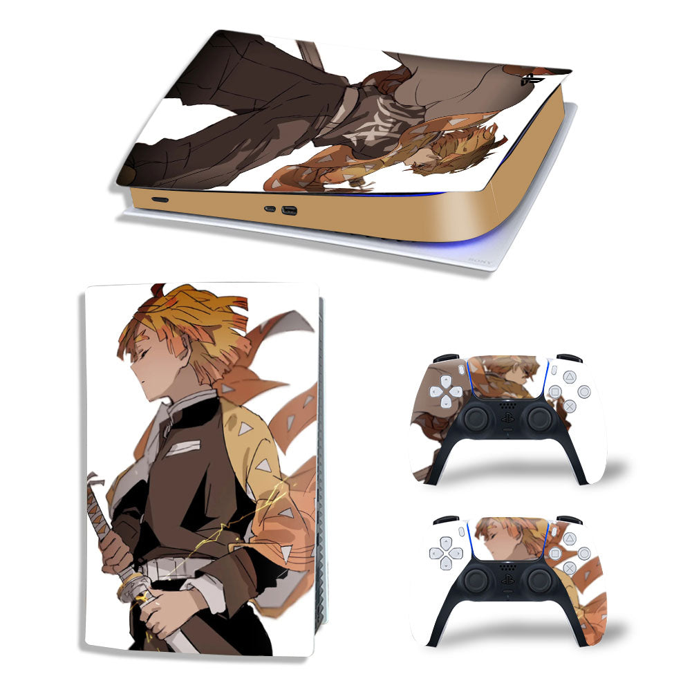 Zenitsu Total Concentration Demon Slayer PS5 Skin